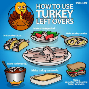 How to Use Turkey Left Overs