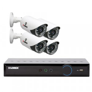 Lorex - 4 Camera 8 Channel Security System