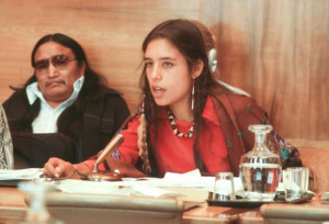 International Indian Treaty Council representative Winona LaDuke ...