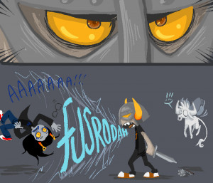 homestuck Skyrim vriska tavros fus ro dah tinkerbull