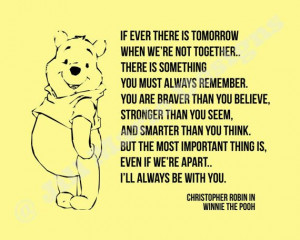 ... Digital Printable: Nursery Decor - Christopher Robin (Winnie the
