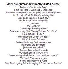 Quotes+About+Daughters+In+Law | Mothers Day Poems From Daughter In Law ...