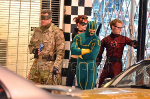 Kick-Ass 2 Set Photos Reveal Jim Carrey and Justice Forever