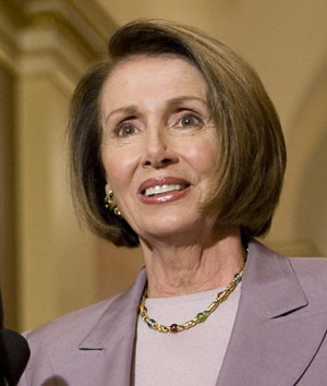 Nancy Pelosi, Speaker of the House, getting choked up in a speech ...