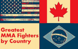 Greatest MMA fighters of all time by country