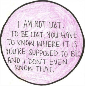 funny-I-am-lost-quote