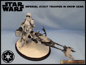 Snow trooper Scout with Speeder #2