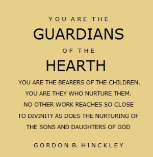 Loooove this quote from Gordon B. Hinckley