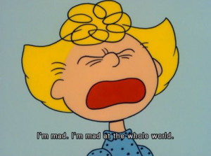 Sally Brown #CharlieBrown #peanuts: Peanut, Random Things, I M Mad ...
