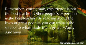 Quotes About Experience Is The Best Teacher Pictures