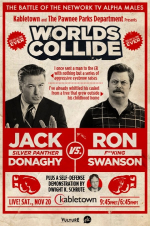 See What A Jack Donaghy vs. Ron Swanson Boxing Match Would Look Like
