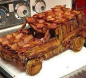 bacon car... OMG. lol Too much time on your hands lol
