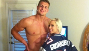 Rob Gronkowslie got that big by drinking milk, eating all of his ...