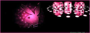 Covers : playboy bunny logo Timeline Cover : glitter sparkly pink dice ...
