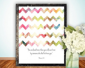 Scripture art , Christian wall decor poster, Inspirational quote ...