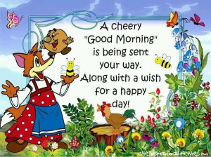 Cheery Good Morning | sayings