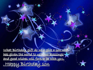 birthday greetings for son quotes
