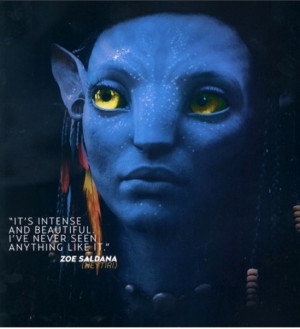 Avatar Photo: Zoe Saldana’s Avatar