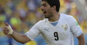 The Uruguayan does a fine job of playing the incident down here. Will ...