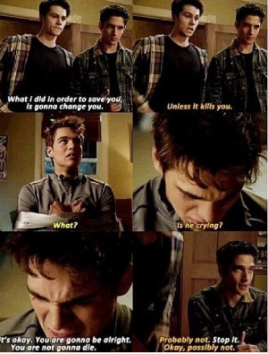 Teen wolf - Scott, Stiles, and Liam. Way to go, Stiles, you made him ...