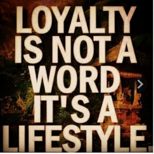 Dislike unloyal people.....