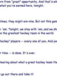 Twenty-six names. [pause] The tough part will be getting it down to ...