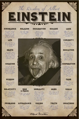 Posters > Posters > Celebrities > Science > ALBERT EINSTEIN - quotes