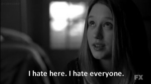 Hate Quote : I hate everyone.