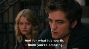 couple, cute, movie, quote, remember me, robert pattinson, sad ...