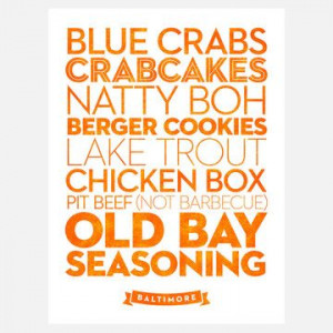 Baltimore 18x24, $29, now featured on Fab. [Roni Lagin, Delicious City ...