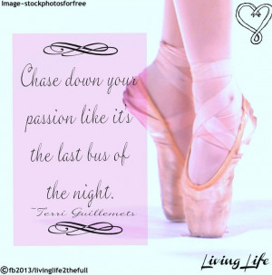 Chase your passion quote via www.Facebook.com/LivingLife2theFull