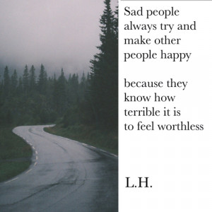 quote tumblr happy depressed depression sad quotes true alone dark ...