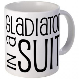 ... gladiator in a suit coffee mugs gladiator in a suit scandal quote mug