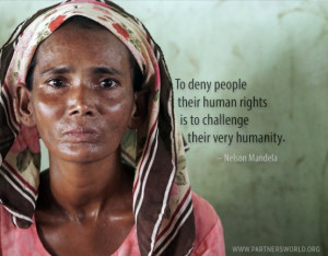 human rights is to challenge their very humanity