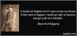 More Boris III of Bulgaria Quotes