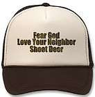 New Original Redneck Wisdom Trucker Hat Funny Sayings philosophy Fear