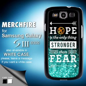 TM 1025 hunger games quote samsung galaxy S3 Case