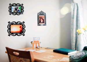 Photojojo sells re-stickable wall decals in the shape of retro picture ...