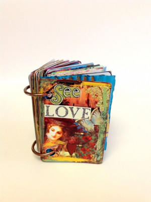 media mini art journal ART INSPIRATION QUOTES See by IMGirl. I love ...