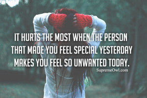 Quotes About Feeling Unwanted