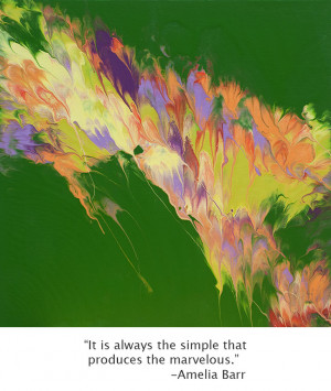 Cassandra Tondro Green Art, inspirational art quote