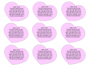 Valentine Bible Verses On Hearts
