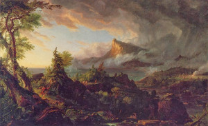 The Course of Empire: The Savage State by Thomas Cole (1836)