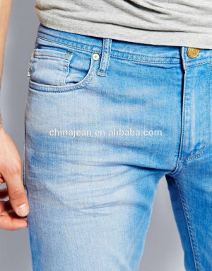 2015 OEM comfortable blue slim wash new style fashion men jeans ...