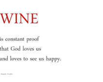 ... proof that God loves us and loves to see us happy. Benjamin Franklin