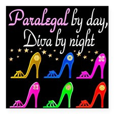 FIERCE PARALEGAL Square Sticker 3