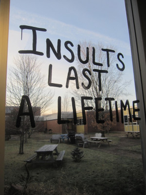 The window in our school during bullying awareness week. This is the ...