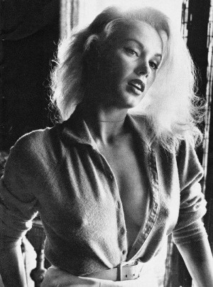 Mamie Van Doren photographed by Earl Leaf for The Girl Watcher, March ...
