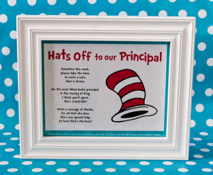 Hats Off to the Principal