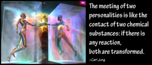 The meeting of two personalities is like the contact of two chemical ...
